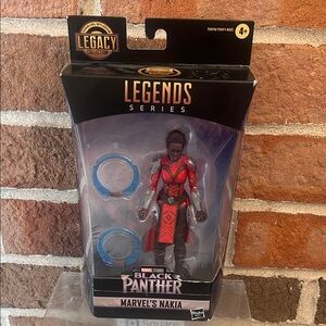 Marvel Legends Nakia Figure with Red and Blue Accents